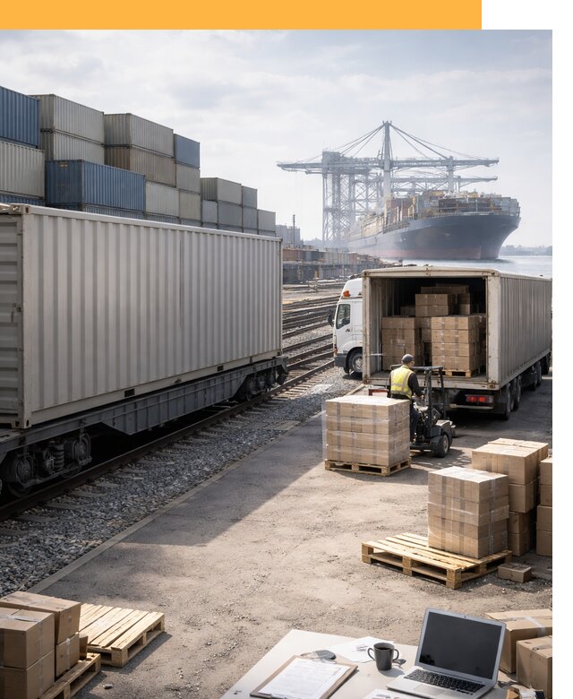 Мультимодальные перевозки грузов по миру от 46247 руб