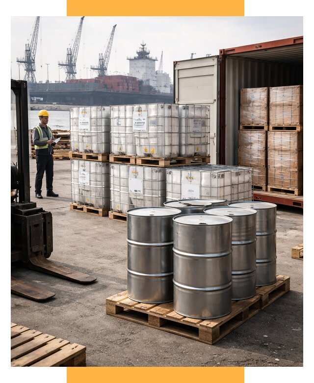 Доставка химического сырья из Индии от 256925 р. | СетСервис-Тнд