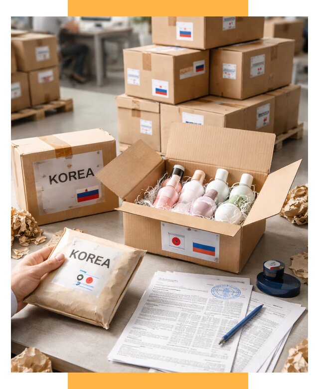 Доставка косметики из Кореи от 8735 р. под ключ | СетСервис-Тнд