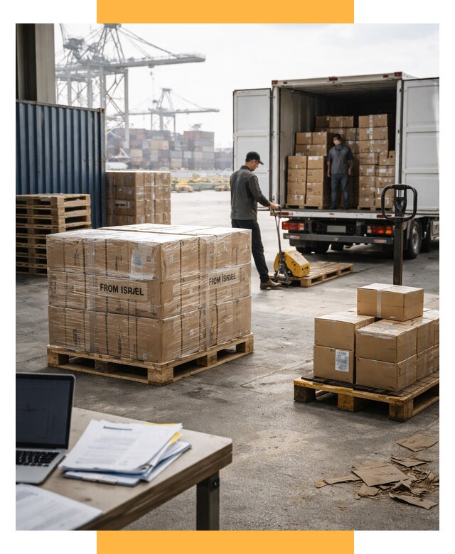 Доставка грузов из Израиля от 15416 р., логистика от СетСервис-Тнд