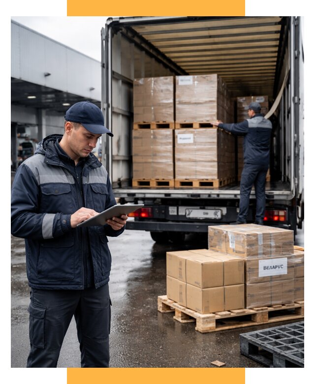 Доставка грузов из Беларуси от 15416 р. логистика СетСервис-Тнд