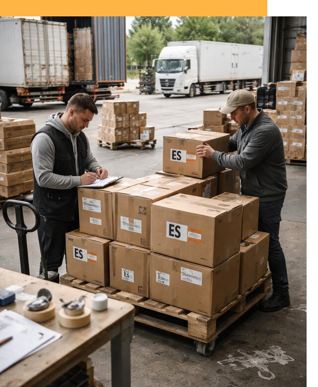 Доставка грузов в Испанию автотранспортом от 35970 руб