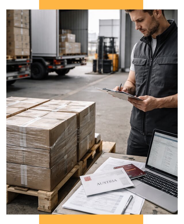 Доставка в Австрию от 66801 р. Логистика и экспорт СетСервис-Тнд