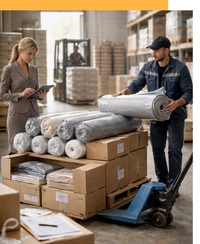 Перевозка текстиля по миру от 15416 руб. с таможней и страхованием