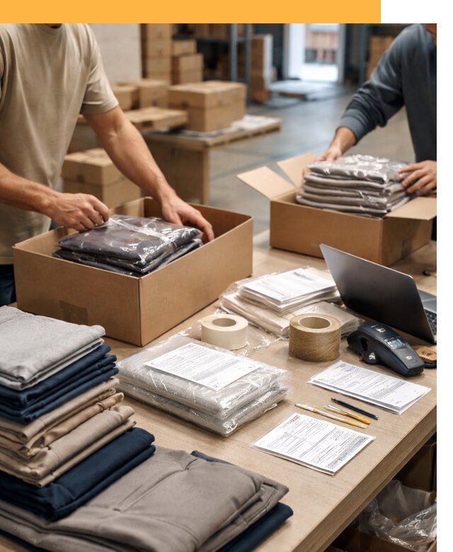 Перевозка одежды по миру от 7708 руб. с таможенным оформлением