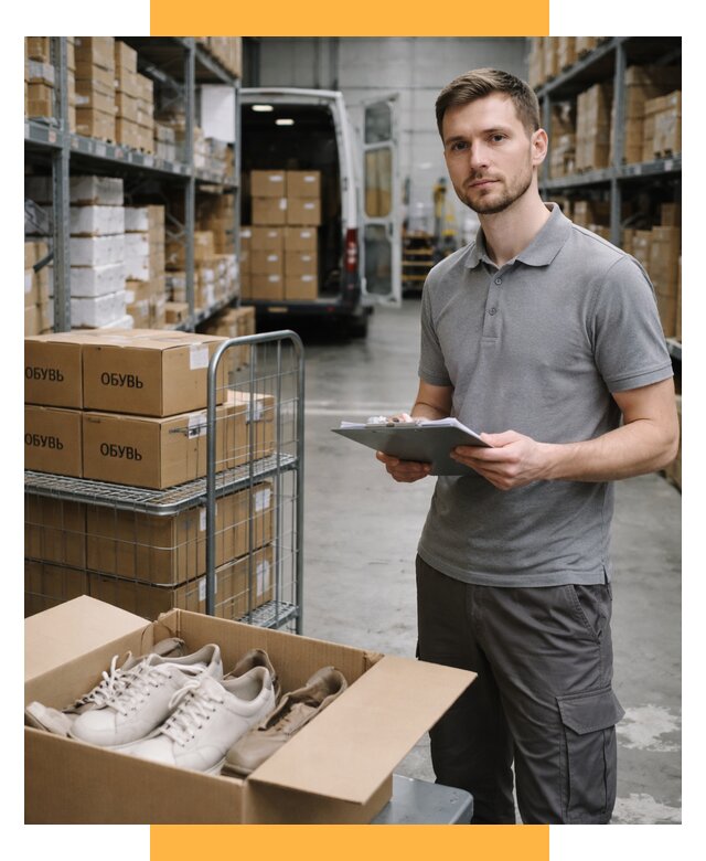 Доставка обуви из Китая и Турции от 4625 р. СетСервис-Тнд