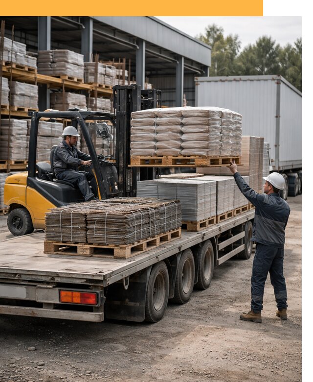 Перевозка строительных материалов по миру от 5652 руб