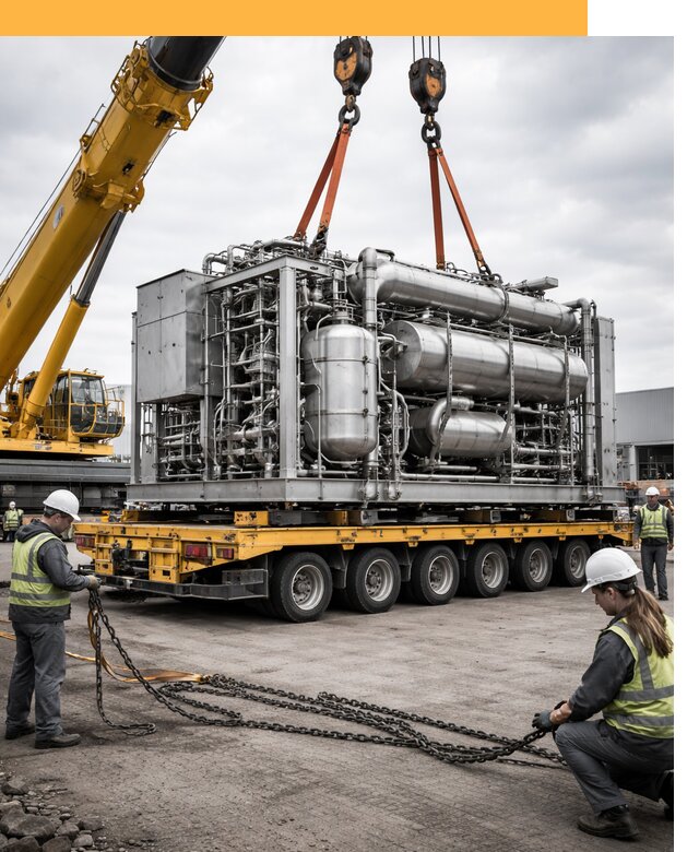 Перевозка тяжеловесных грузов по миру от 154155 руб