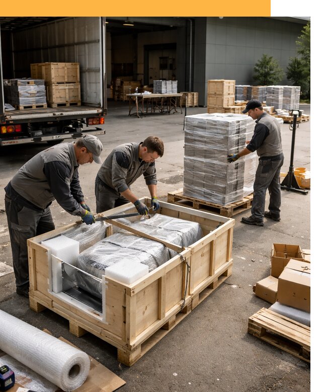 Перевозка выставочных грузов по миру от 25693 руб за м2 с таможней